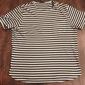 Men’s forever 21 longline shirt, size large